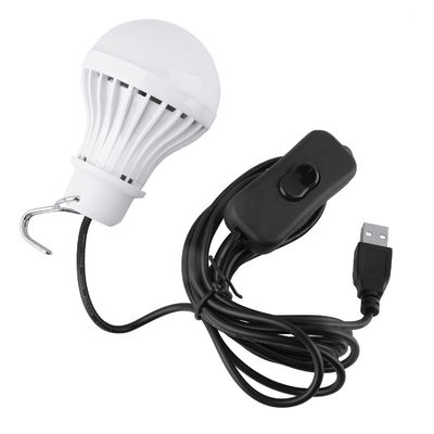 7W Bright White LED Light Bulbs 3000k - 6500k With USB Interface