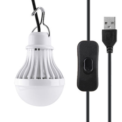 5V USB 再充電可能 電球 照明する LED 交換電球